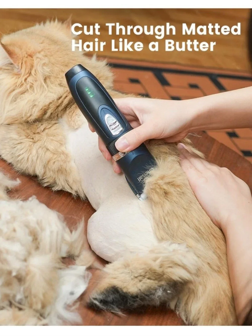 oneisall  - Cat Clippers and Paw Trimmer -  3 in 1 Cat Grooming Kit